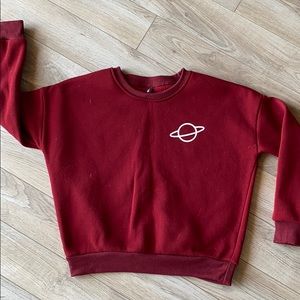 Cropped Crewneck Sweatshirt